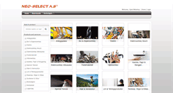 Desktop Screenshot of neo-select.no